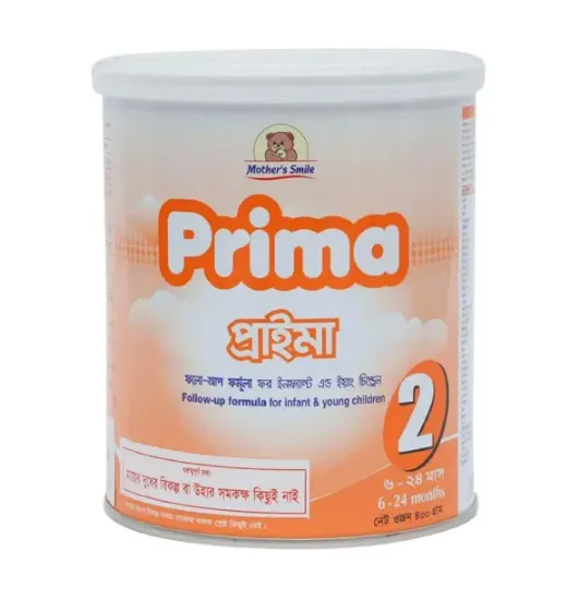 Picture of Mothers Smile Prima 2 Milk Tin (6-24m) - 400g