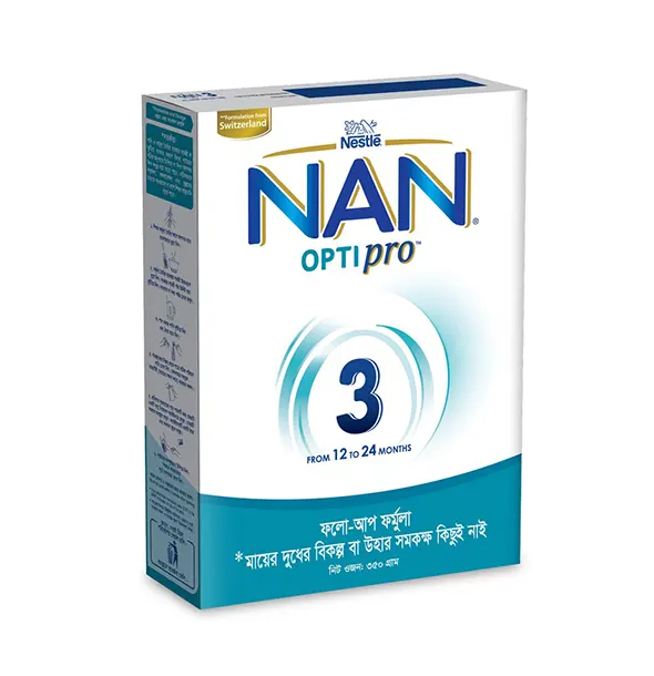 Picture of Nestle NAN Optipro 3 Infant Formula Baby Milk Powder (12m- 24m) - 350g