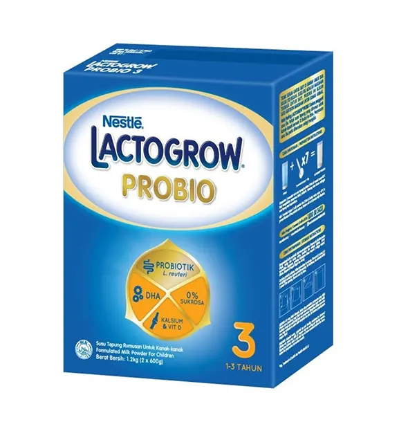 Picture of Nestle Lactogrow Probio 3 Milk Powder - 1200gm