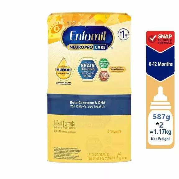 Picture of Enfamil NeuroPro Care Infant Formula Milk Based Powder with Iron 1.17KG