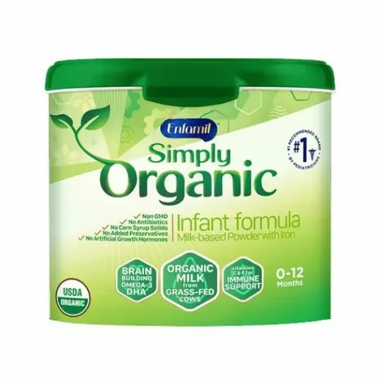 Picture of Enfamil Simply Organic Infant Formula Milk Based Powder With Iron 552g