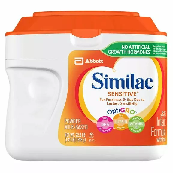 Picture of Similac Sensitive Baby Formula Milk Powder 638g