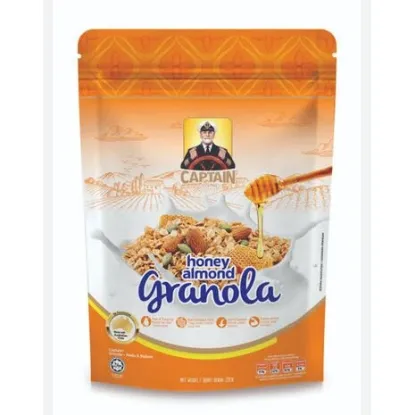 Picture of CAPTAIN HONEY ALMOND OATS GRANOLA- 250gm