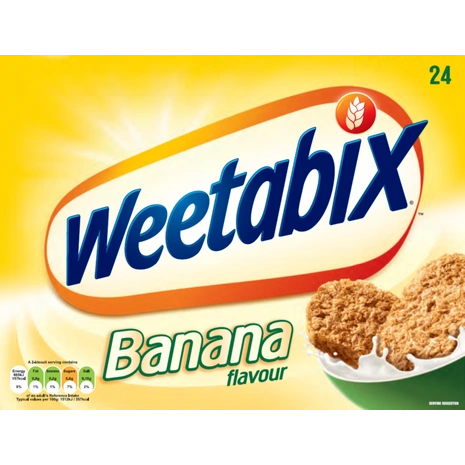 Picture of Weetabix Banana Flavour Cereal 24 Pack- 540g