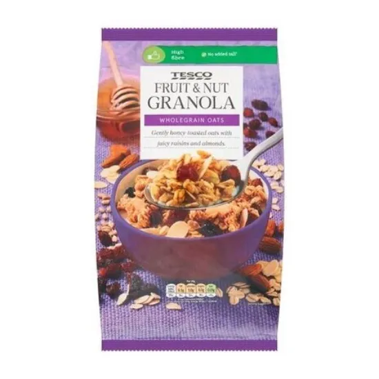 Picture of Tesco Fruit & Nut Granola 1KG