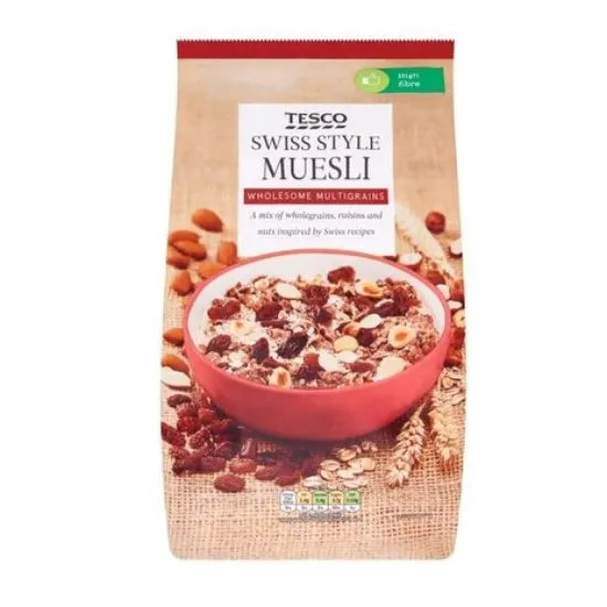 Picture of TESCO SWISS STYLE MUESLI 1KG