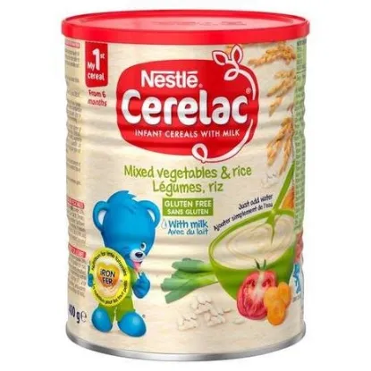 Picture of Nestle Cerelac Mixed Vegetables & Rice with milk Weight : 400 gm