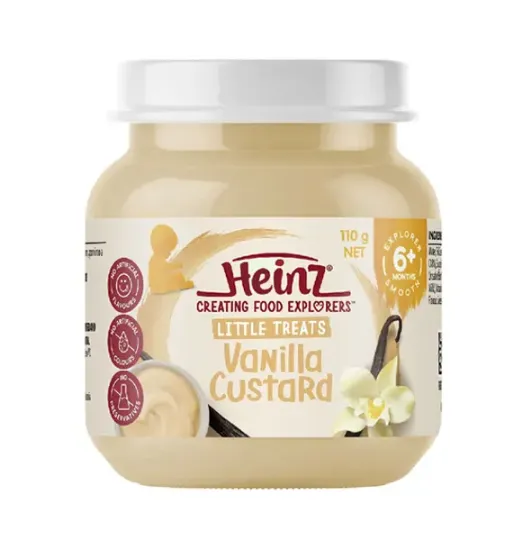 Picture of Heinz Vanilla Custard 6+Months 110g