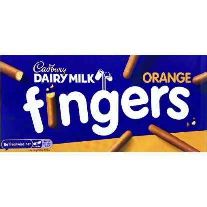 Picture of Cadbury Dairy Milk Fingers Orange Biscuit-114 gram