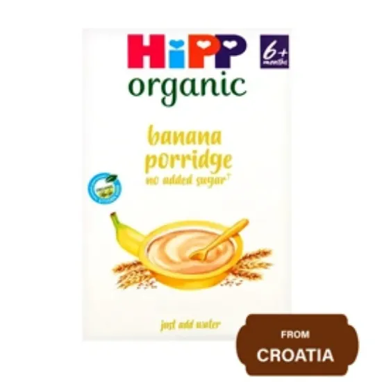 Picture of Hipp Organic Banana Porridge Baby Cereal 6+ Months 160 gram