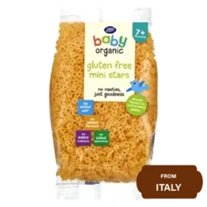 Picture of Boots Baby Organic Gluten Free Mini Stars 250 gram