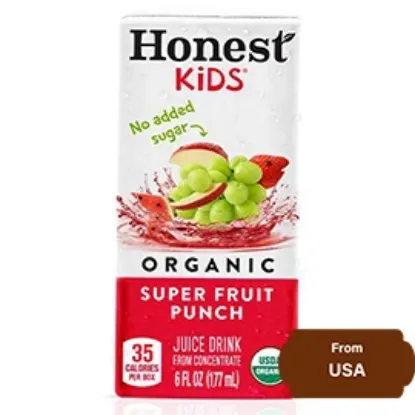 Picture of Honest Kids Super Fruit Punch Organic Fruit Juice 177 ml