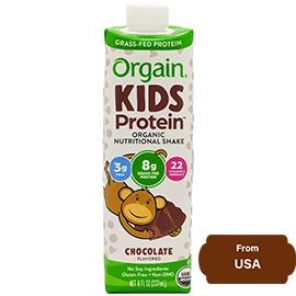 Picture of Orgain Organic Kids Protein Nutritional Shake, Chocolate Flavour 237ml