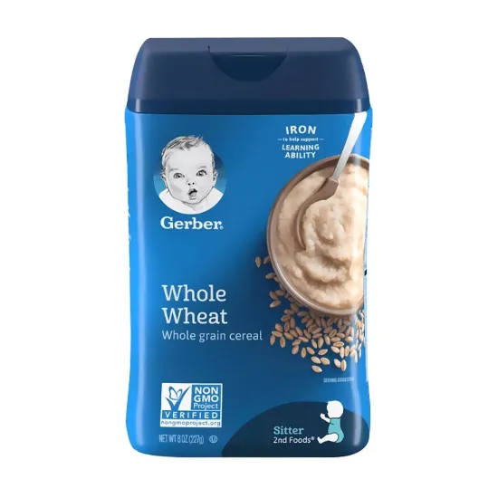 Picture of Gerber Whole Wheat Whole Grain Cereal 227 gram