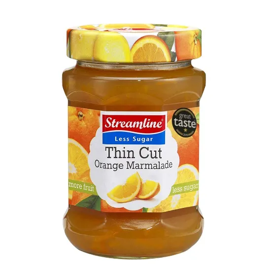 Picture of Streamline Thin Cut Orange Marmalade Less Sugar 340 gram