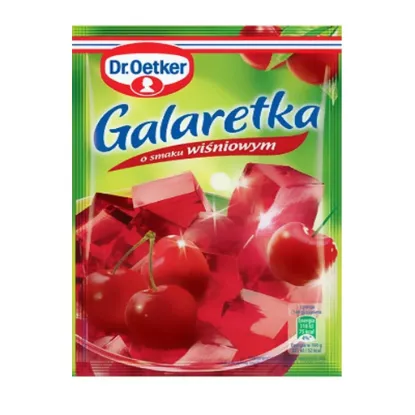 Picture of Dr. Oetker Cherry Flavoured Jelly 77gram