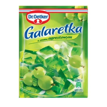 Picture of Dr. Oetker Gooseberry Flavoured Jelly 77gram