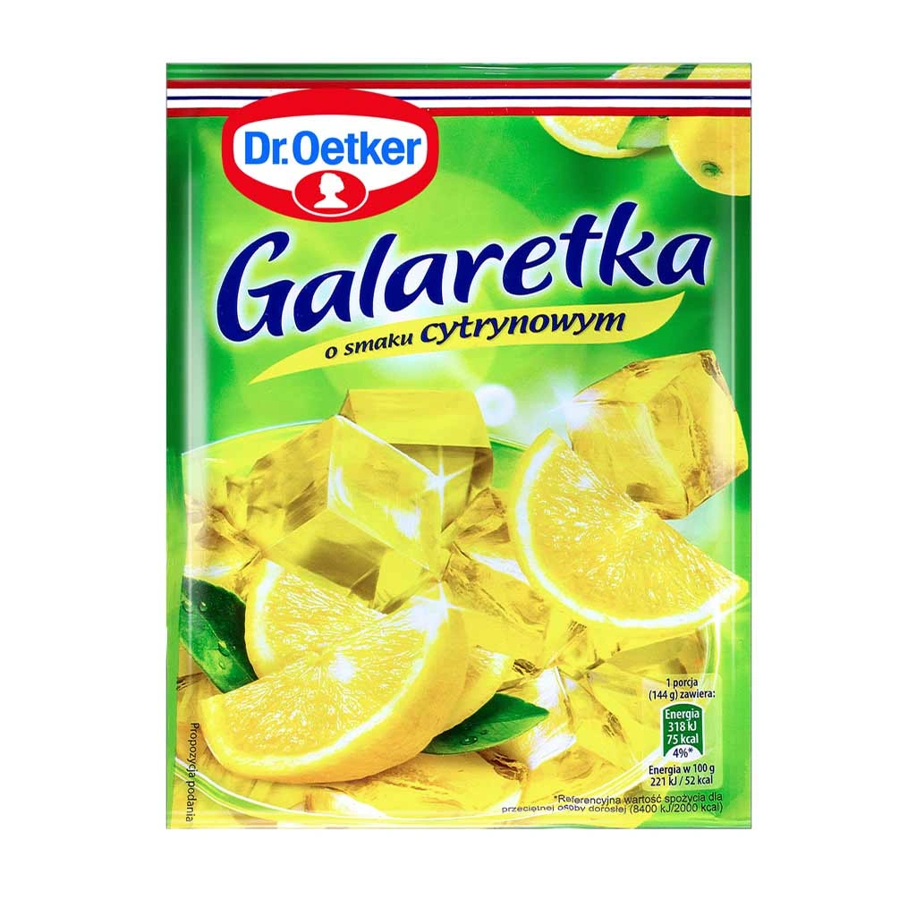 Picture of Dr. Oetker Lemon Flavoured Jelly 77gram