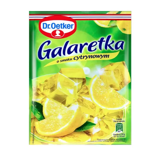 Picture of Dr. Oetker Lemon Flavoured Jelly 77gram