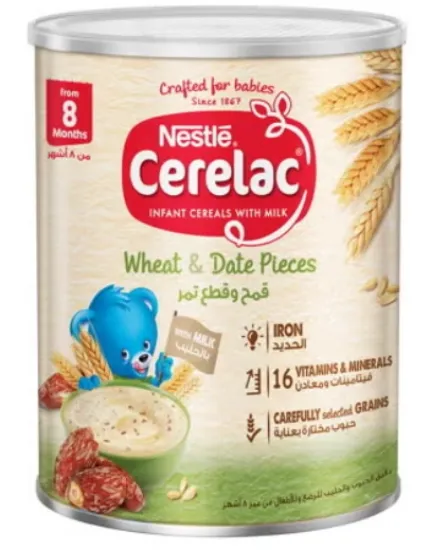 Picture of Nestle Cerelac wheat & Date Pieces with Milk ( 1 kg)