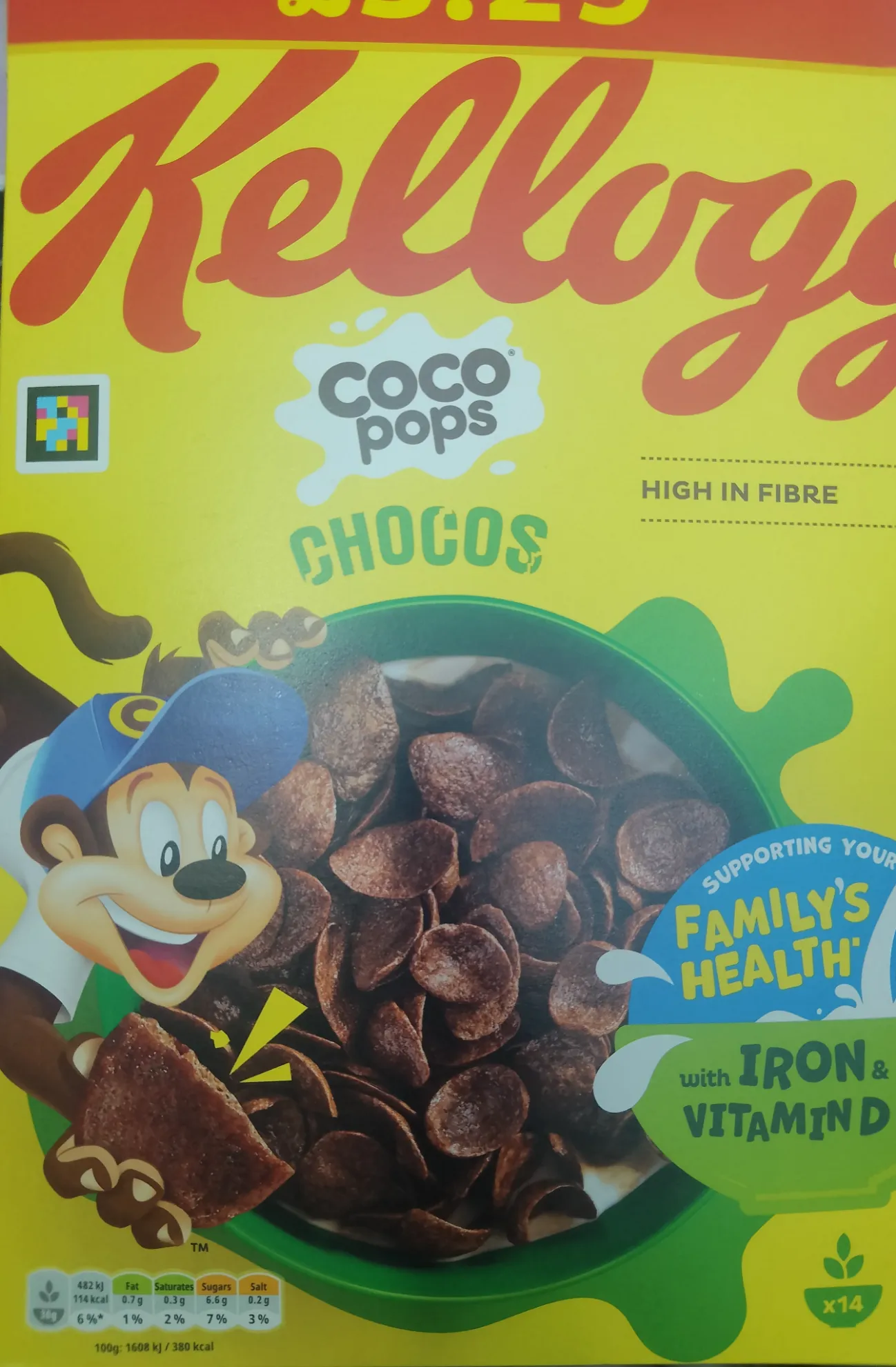 Picture of Kellogg' CoCo Pops (450gm) UK 