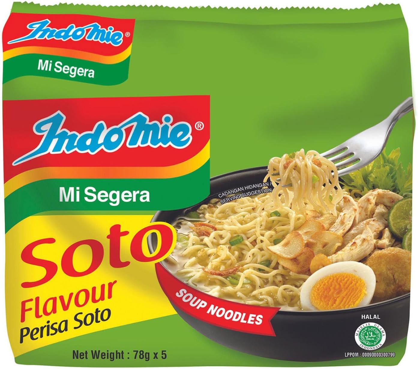 Picture of IndoMie mi sehera soto flavor parisa soto( 78*5Pack)