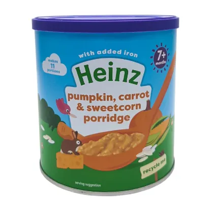 Picture of Heinz Pumpkin, carrot , sweetcorn Porridge (240gm)